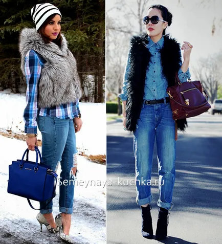 Jeans iubiti (72 fotografii regula de stil), o mână de familie