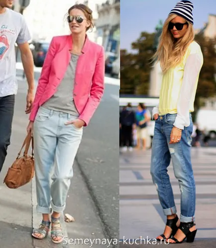 Jeans iubiti (72 fotografii regula de stil), o mână de familie