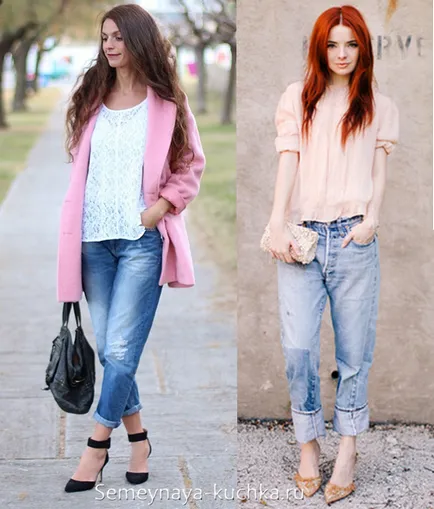 Jeans iubiti (72 fotografii regula de stil), o mână de familie