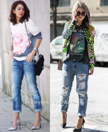 Jeans iubiti (72 fotografii regula de stil), o mână de familie