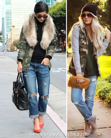 Jeans iubiti (72 fotografii regula de stil), o mână de familie