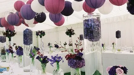 nunta Purple, design de nunta în nuanțe de violet