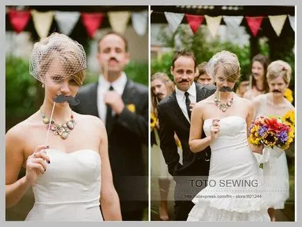 Fotobutaforiya ochelari, buze, mustață pe un băț, fiesta - o parte din vacanță! (Buze stick de pahare) Fotobutaforiya ochelari, buze, mustață pe un băț, fiesta - o parte din vacanță!