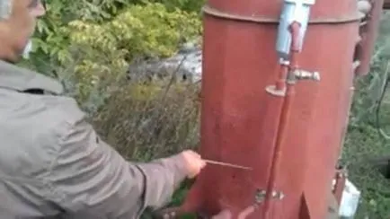 Generatorul de gaz pe lemn cu desene mâinile lor, dispozitive, circuite, instrucțiuni de montaj video,