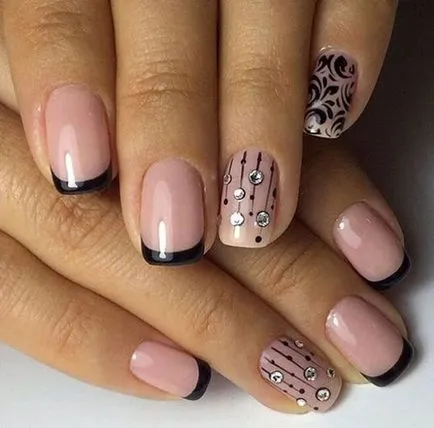 Gel de unghii pe unghiile scurte 2017 idei de design 100 moda (polish gel) Gel de unghii pe unghiile scurte 2017 idei de design de moda 100