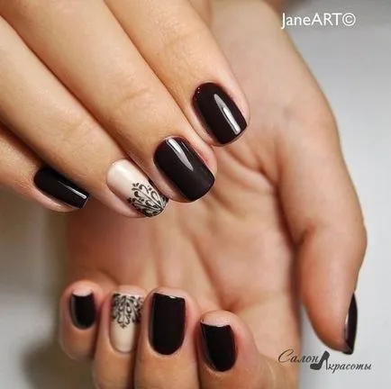 Gel de unghii pe unghiile scurte 2017 idei de design 100 moda (polish gel) Gel de unghii pe unghiile scurte 2017 idei de design de moda 100