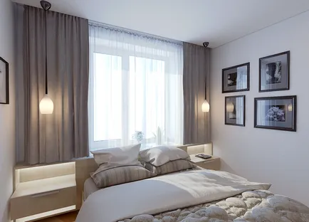 dormitor mic Idei de design interior, design modern al camerei