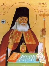 Icoana Sfântului Luca Sfântul Luca rugăciunea Crimeea, minuni de vindecare (sfânt) Icoana Sfântului Luca Sfântul Luca rugăciunea Crimeei, minuni de vindecare