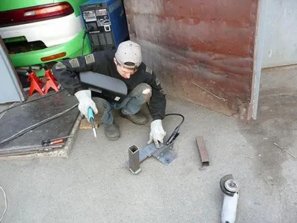 Fabricarea și instalarea barei de remorcare cu mâinile, ghida (setarea cu întinzătorul cu filet mâinile) automobilist Fabricarea și instalarea barei de remorcare cu mâinile lor, beneficiile automobilist