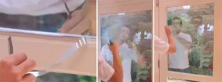 Cum să clei de film de soare reflectorizant pe ferestre