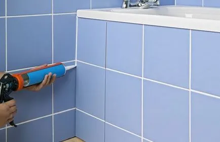Cum se utilizează chitul pentru un pas cu pas instrucțiunile țiglă (gresie) Cum se utilizează chitul pentru un pas cu pas țiglă
