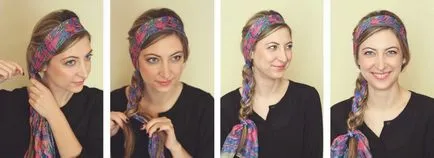 Cât de frumos cravată o eșarfă pe cap - 5 moduri interesante