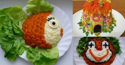 Cum vă aranja salata acasă gustoase - pas cu pas rețete cu fotografii