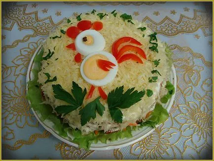 Cum vă aranja salata acasă gustoase - pas cu pas rețete cu fotografii