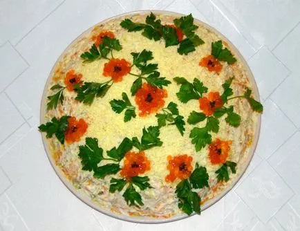 Cum vă aranja salata acasă gustoase - pas cu pas rețete cu fotografii