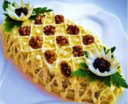 Cum vă aranja salata acasă gustoase - pas cu pas rețete cu fotografii