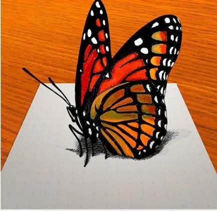 Cum de a desena un model pe etape de hârtie 3d (3d ca mâner remiză) Cum de a desena un model pe etape de hârtie 3d