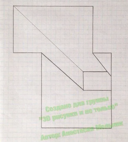 Cum de a desena un model pe etape de hârtie 3D (care se pot desena 3d mâner) Cum de a desena un model pe etape de hârtie 3d