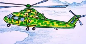 Cum de a desena un elicopter