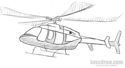 Cum de a desena un elicopter, lessdraw