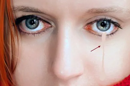Cum de a desena o lacrimă în Photoshop · „Photoshop pace“