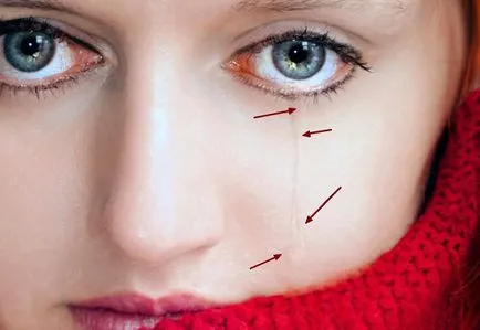 Cum de a desena o lacrimă în Photoshop · „Photoshop pace“