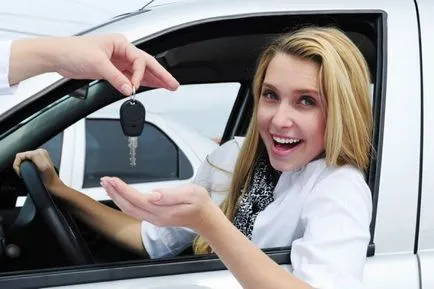 Cum să învețe să conducă o femeie repede si bine