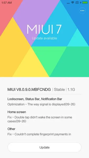 Cum de a actualiza firmware-ul de pe telefon MIUI Xiaomi