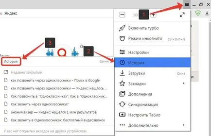 Cum de a goli memoria cache în Yandex browser