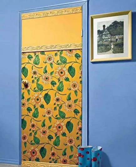 Cum să faceți upgrade interiorul ușii vechi cu propriile lor mâini, fără a schimba fotografie și pasta de lemn peste, tapet (cum ar actualiza vechea ușă) Cum să faceți upgrade interiorul ușii vechi cu propriile lor mâini, fără a schimba fotografie și pasta de lemn peste, tapet