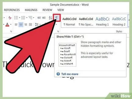 Cum se dezactivează afișarea simbolurilor paragrafului în Microsoft Word (dezactivare) Cum se dezactivează afișajul de paragraf în Microsoft Word
