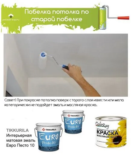 Cum se lapte de var plafonul de lapte de var vechi - 3 moduri eficiente! (Albire) Cum se lapte de var plafonul de lapte de var vechi - 3 moduri eficiente!