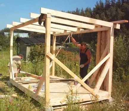 Cum de a construi un hambar caramida cu pași mâinile lor