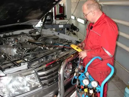 Cum se umple aerul auto cu mâinile (autoconditioners) Cum se umple aerul auto cu mâinile