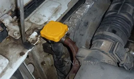 Cum se toarnă antigel în sistemul de răcire al 2107