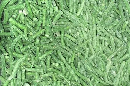 Cum să înghețe un tânăr fasole verde