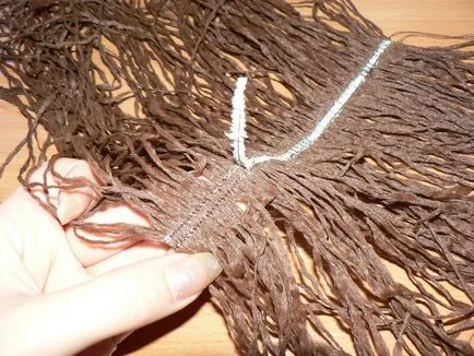 Cum să coase un fir de păr păpușă textile (sudate) Cum să coase păpușa de textile de păr