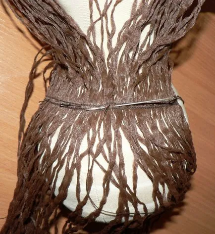 Cum să coase un fir de păr păpușă textil (păr) Cum să coase păpușa de textile de păr