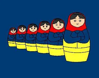 Cum să picteze papusa Rusă - renumitul suvenirul românesc