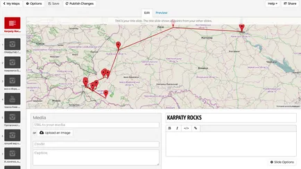 Cum de a spune o poveste cu ajutorul unei hărți interactive (Map) Cum de a spune o poveste cu ajutorul unei hărți interactive