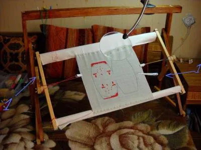Cum de a face Divan masina de brodat lume de tricotat și brodată (canapea) Cum de a face Divan masina de brodat lume de tricotat și brodată