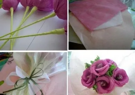 Cum sa faci un buchet de dulciuri cu mâinile la pas prin (lor) Cum sa faci un buchet de dulciuri cu mâinile la incremental