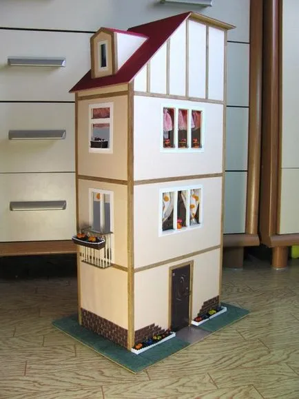 Cum sa faci o casa pentru papusa Barbie cu propriile sale mâini din materiale diferite