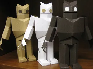Cum sa faci un robot de hârtie cu mâinile (Robot) Cum sa faci un robot de hârtie cu mâinile