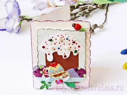 Cum sa faci un card de Paste ateliere de master-class pe obiecte de artizanat (carte poștală) Cum sa faci un card de Paste ateliere de master-class pe obiecte de artizanat