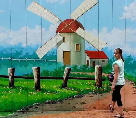 Cum de a face desene pe un gard în țară cu propriile mâini și idei foto