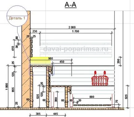 Cum sa faci un raft pentru baie cu propriile sale mâini, să se încălzească