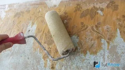 Cum de a elimina tapet vechi de pe pereți