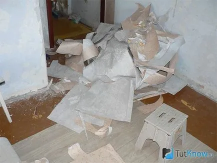 Cum de a elimina tapet vechi de pe pereți