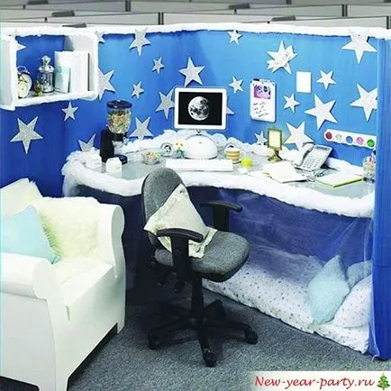 Cum de a decora biroul pentru noul an 2018 idei decor 50 de fotografii cu propriile lor mâini (Anul Nou pentru a decora biroul ca un mozaicar 2018 foto) Cum de a decora biroul pentru noul an 2018 idei decor 50 de fotografii cu propriile lor mâini
